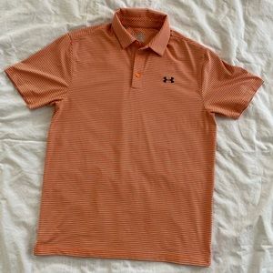 Under Armour Loose Heat Gear striped polo